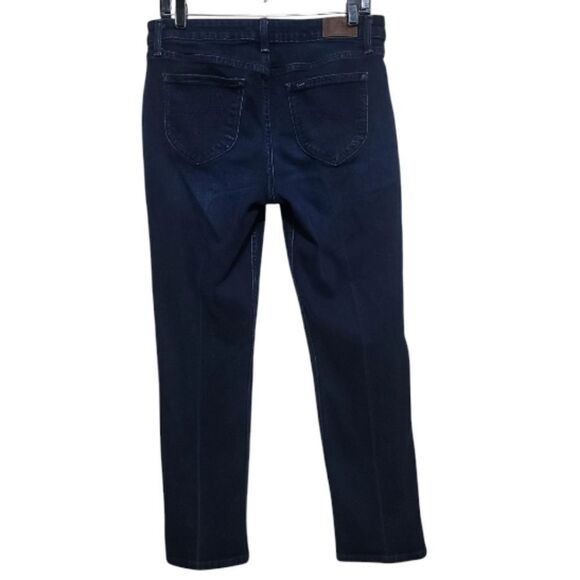 LEE Women's Blue Slims Relaxed Fit Straight Leg Jean Size 12M - Picture 2 of 7